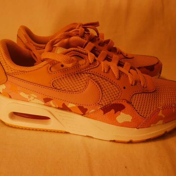Nike Air Max SC Running Women's Size 7.5- Sesame / Pink Sail Camo Shoes - Picture 5 of 10